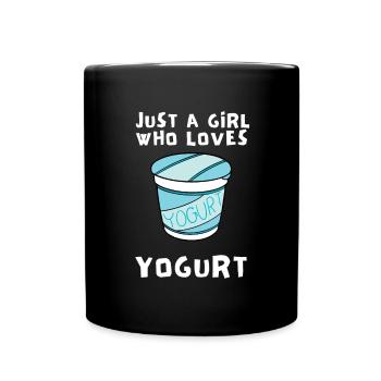 Probiotiques Produits laitiers, Yogourt glacé - Mug uni - noir - Devant
