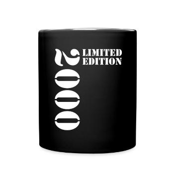 2000 Limited Edition Birthday Gift Wife Husband - Full Colour Mug - black - Front