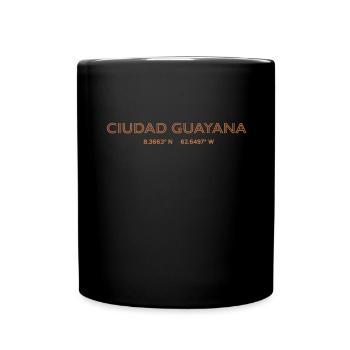 Coordonnées de la ville Venezuela - Ciudad Guayana - Mug uni - noir - Devant