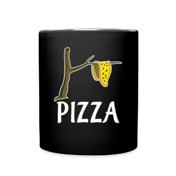 Pizza Restaurant Pizza Maker Pizzaria - Full Colour Mug - black - Front