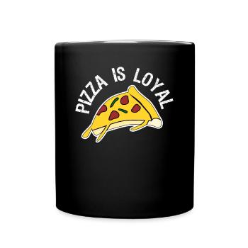 Pizza Food Pizza Baker Pizzaria - Full Colour Mug - black - Front