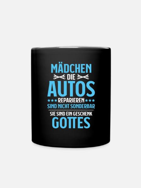 KFZ-Mechatroniker Car Mechanic Auto Mechanic - Tasse einfarbig - Schwarz