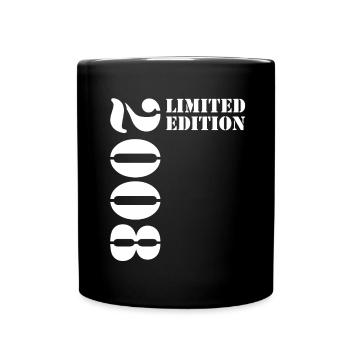 2008 Édition Limitée Anniversaire Cadeau Femme Mari - Mug uni - noir - Devant