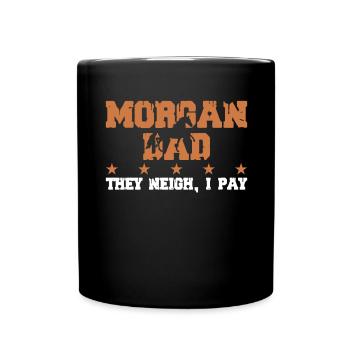 Père cheval - Morgan - Mug uni - noir - Devant