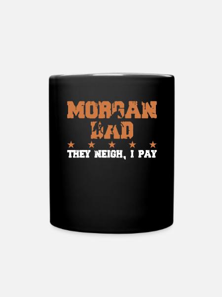 Horse father - Morgan - Full Colour Mug - black