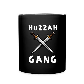 Huzzah Renaissance Festival Ren Faire Knight - Tasse einfarbig - Schwarz - Vorne