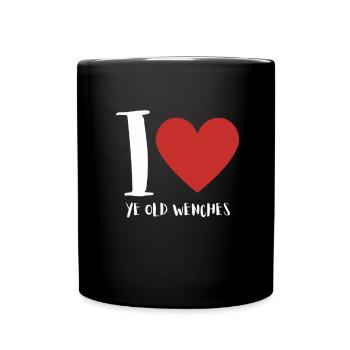 Huzzah Renaissance Festival Ren Faire Knight - Tasse einfarbig - Schwarz - Vorne