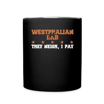 Pferdedad - Westfalian - Mug uni - noir - Devant