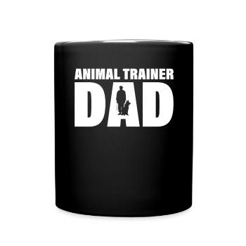 Job - Animal Trainer Papa - Full Colour Mug - black - Front
