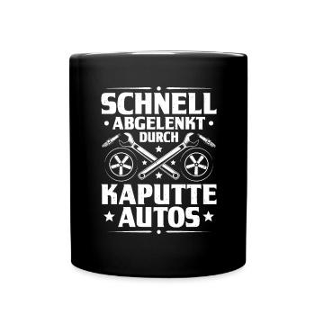 KFZ-Mechatroniker Car Mechanic Auto Mechanic - Tasse einfarbig - Schwarz - Vorne
