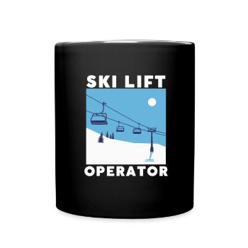 Soulevez-vous même Bro Ski - Mug uni - noir - Devant