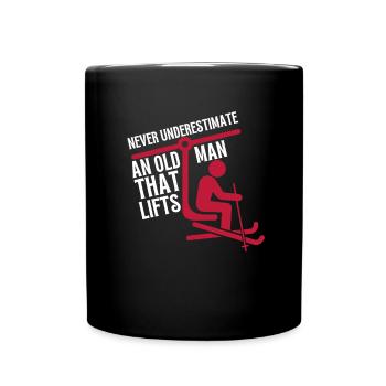 Soulevez-vous même Bro Ski - Mug uni - noir - Devant