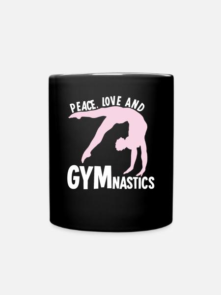 Gymnastics Gymnastics RSG Gymnast Gymnastics - Full Colour Mug - black