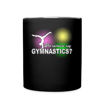 Gymnastics - Full Colour Mug - black - Front