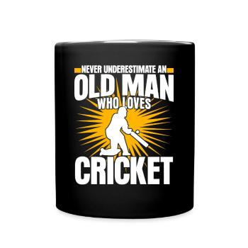 Cricket Cricketers Cricket team - Full Colour Mug - black - Front