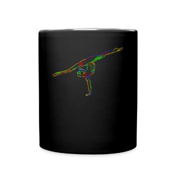 Rhythmic Gymnastics RSG - Tasse einfarbig - Schwarz - Vorne