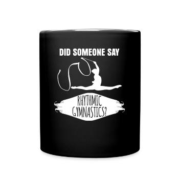 Gymnastics Rhythmische Sportgymnastik - Tasse einfarbig - Schwarz - Vorne
