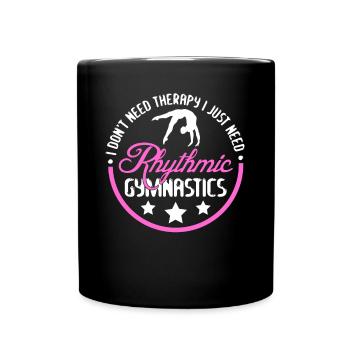 Rhythmic Gymnastics - Full Colour Mug - black - Front