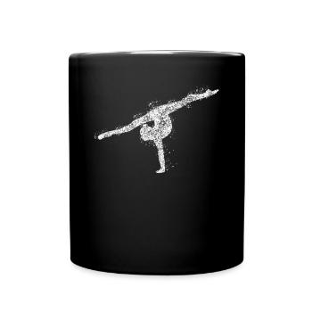 Turnen RSG Rhythmische Sportgymnastik - Tasse einfarbig - Schwarz - Vorne
