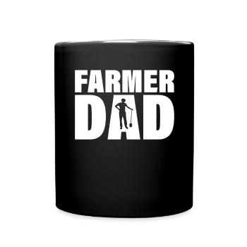 Job - Farmer Dad - Full Colour Mug - black - Front