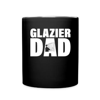 Job - Glazier Papa - Full Colour Mug - black - Front