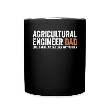 Papa - Ingénieur agronome - Mug uni - noir - Devant
