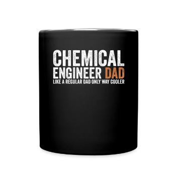 Father - chemical engineer - Full Colour Mug - black - Front