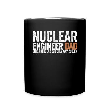 Papa - Ingénieur nucléaire - Mug uni - noir - Devant