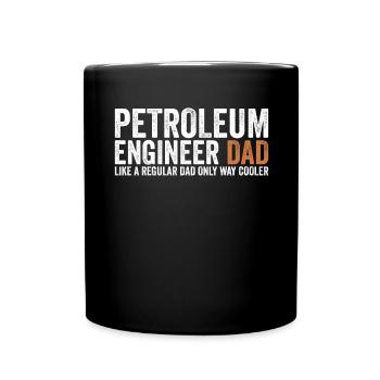 Papa - Petroleum Engineer - Full Colour Mug - black - Front