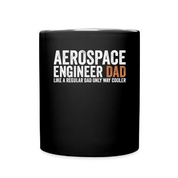 Père - ingénieur aérospatial - Mug uni - noir - Devant