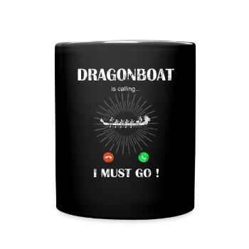 Dragon Boat Race Festival Dragon Boat - Full Colour Mug - black - Front