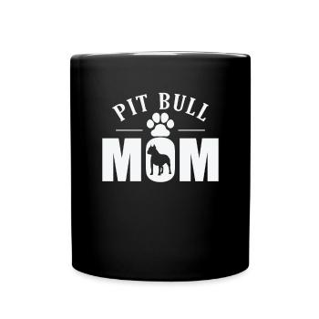 Pit Bull Maman Chien Race d’animal de compagnie - Mug uni - noir - Devant