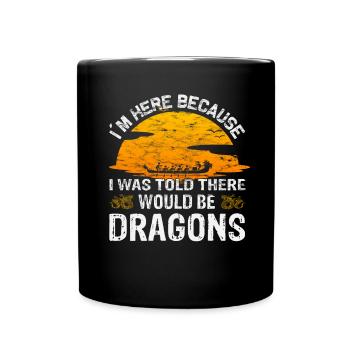 Dragon Boat Race Festival Dragon Boat - Full Colour Mug - black - Front