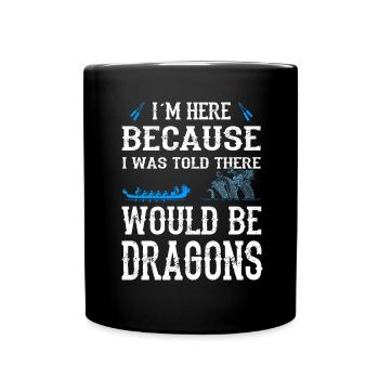 Dragon Boat Race Festival Dragon Boat - Full Colour Mug - black - Front