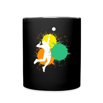 Volleyball Player Volleyball Player - Full Colour Mug - black - Front