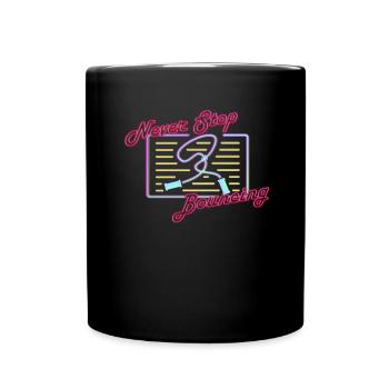 Fitness Roping - Jumping rope for women - Full Colour Mug - black - Front