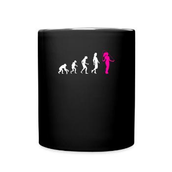 Evolution Jumping Rope Women - Full Colour Mug - black - Front