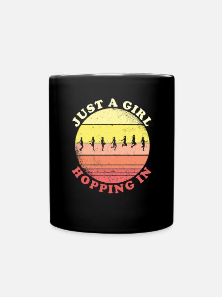 Fitness Roping - Corde à sauter au coucher du soleil - Mug uni - noir