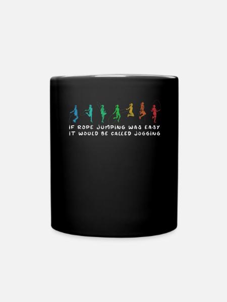 Fitness Roping - Corde à sauter pour femme - Mug uni - noir