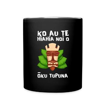 Maori Hei Tiki Tribal Tattoo Nouvelle-Zélande - Mug uni - noir - Devant