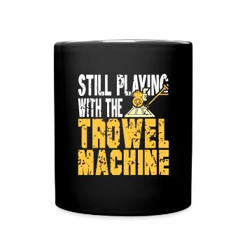 Concrete construction design for construction workers and construction site - Full Colour Mug - black - Front