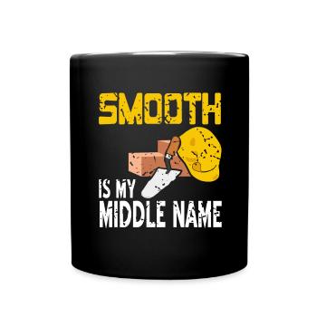 Concrete construction design for construction workers and construction site - Full Colour Mug - black - Front
