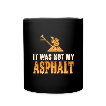 Concrete construction design for construction workers and construction site - Full Colour Mug - black - Front