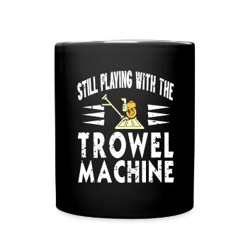Concrete construction design for construction workers and construction site - Full Colour Mug - black - Front