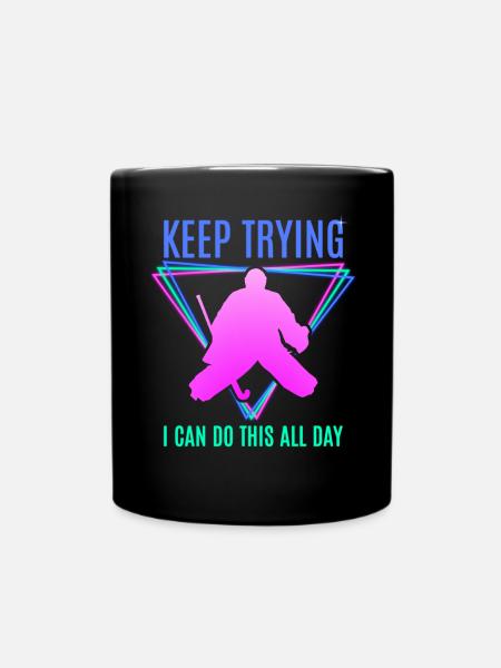 Field Hockey Goalie Hockey Goalie Saying - Full Colour Mug - black