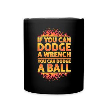 Dodgeball Team Sports - Full Colour Mug - black - Front