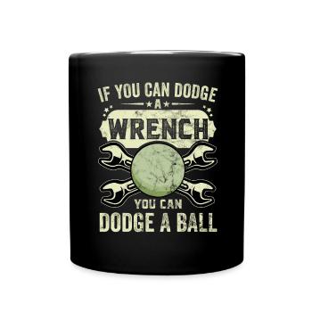 Dodgeball Team Sports - Full Colour Mug - black - Front