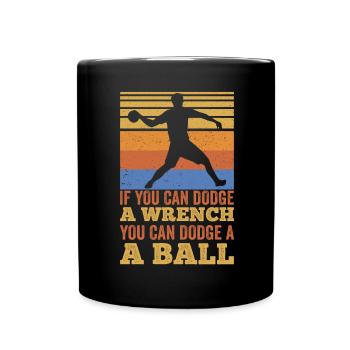 Dodgeball Team Sports - Full Colour Mug - black - Front