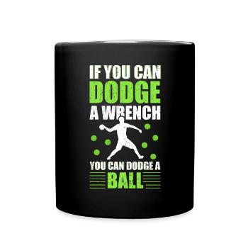 Dodgeball Team Sports - Full Colour Mug - black - Front