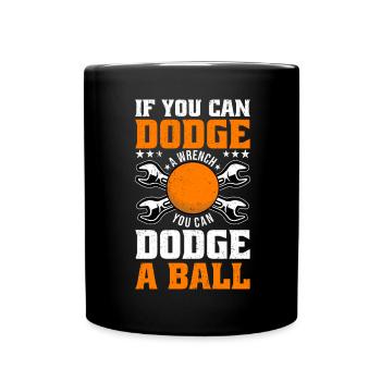 Dodgeball Team Sports - Full Colour Mug - black - Front